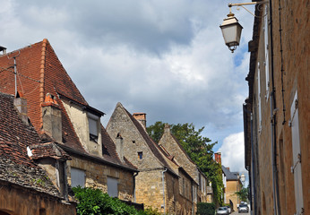 Il villaggio di Domme, Aquitania