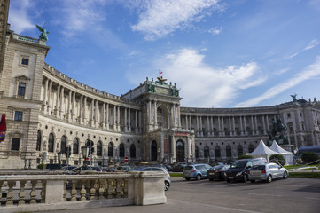 Fototapeta na wymiar Hofburg Palace in Vienna