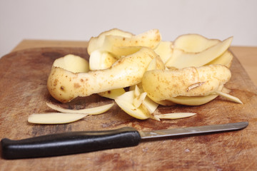 Potato peelings