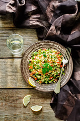 salad with bulgur and vegetables, Tabbouleh