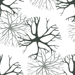 seamless pattern with trees