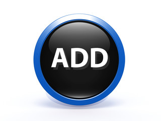 add circular icon on white background