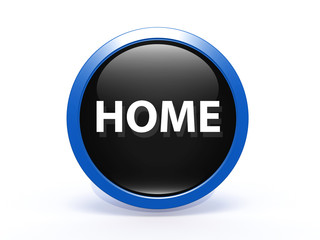 home circular icon on white background