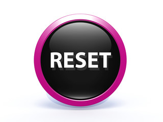 reset circular icon on white background