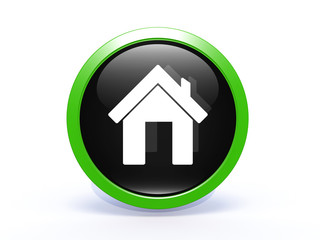 home circular icon on white background