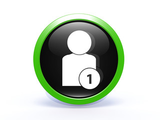 add circular icon on white background