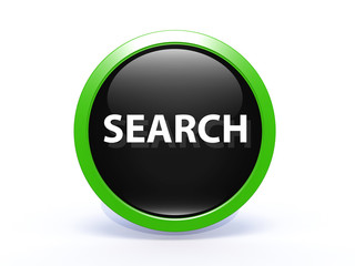 search circular icon on white background
