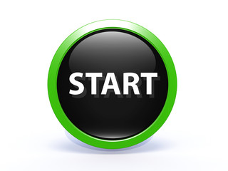 start circular icon on white background