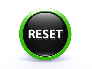 reset circular icon on white background