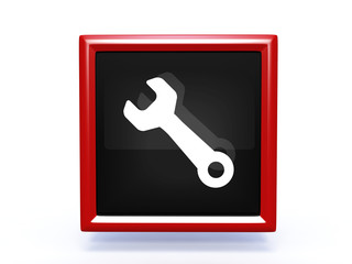 tools square icon on white background