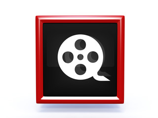 film square icon on white background