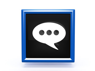 forum square icon on white background