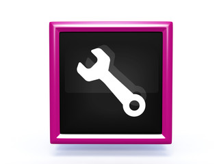 tools square icon on white background
