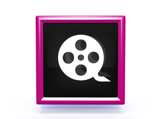 film square icon on white background