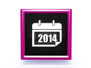 calendar square icon on white background