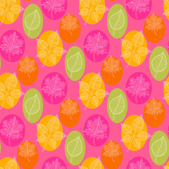 Autumn leaf.Seamless pattern