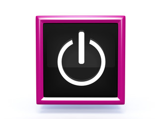 power pointer icon on white background