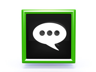 forum square icon on white background