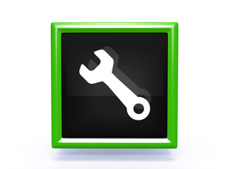tools square icon on white background