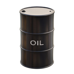 Barrel Oil / Clipping path included.