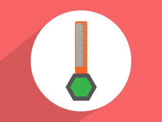 Thermometer ,Flat design style