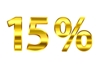 15% dourado