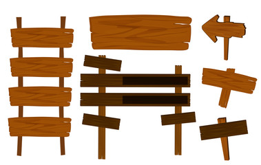 wooden board vector