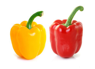sweet pepper on white background