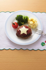 チーズハンバーグ