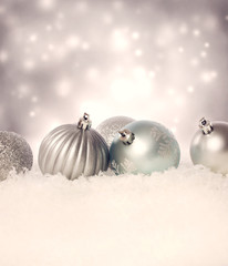 Christmas decoration baubles