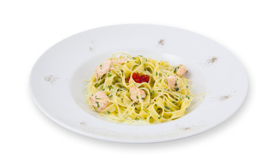 Sspaghetti pasta on a plate