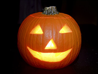 Halloween jack-o-lantern pumpkin