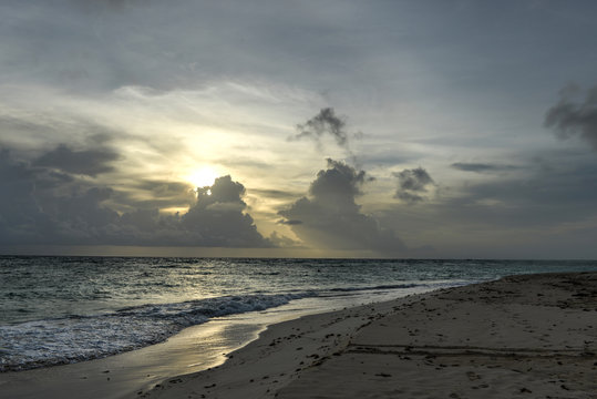 Punta Cana Beach at Sunrise, Dominican Republic