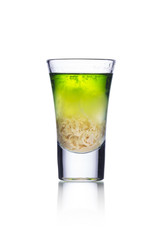 Colorful shot drink