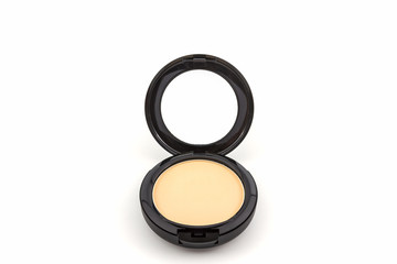 Makeup powder in Black case.