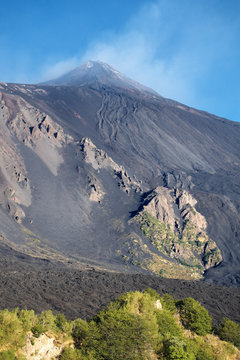 Cooled Lava Flows On Etna National Park, Sicily