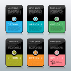 Infographics Web Banner & Label Design