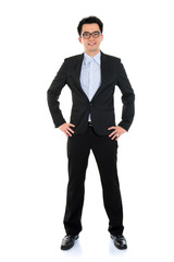 Asian businessman in formal suit