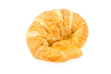 Croissant isolated on white