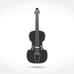 Naklejka premium Violin Icon