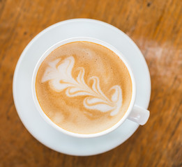 Latte coffee