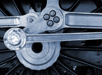 Railway engine wheel