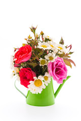 Flower bouquet isolated on white