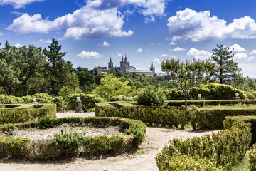 Gardens of the Infanta. San Lorenzo del Escorial. Madrid. Spain