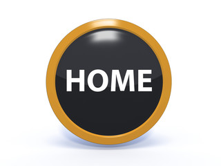 home circular icon on white background