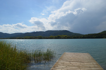 pier on Lake de banyolas