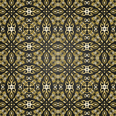 Damask Seamless Vector Pattern. Orient Background