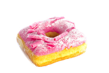 Isolated donut - Stock Image