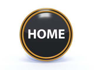 home circular icon on white background