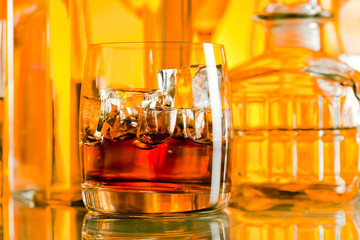 alcoholic drinks in bar